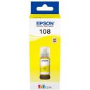 Epson Tindi pudel 108 C13T09C44A, 70ml, Kollane, Originaal, Tindi, 1 tk, &Uuml;hildub L18050, EcoTank L8050