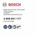 Ekscentra slīpma&scaron;īnām SLĪPĒ&Scaron;ANAS PAMATNE AR 8 ATVERĒM BOSCH 2608601117