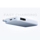 Compact external power bank with 67W fast charging and an integrated USB-C cable, 10000 mAh Power Bank Ice Blue BHR08NZGL Xiaomi