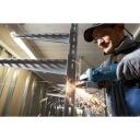 BOSCH nurkabrusmasin GWS 11-125 060179D002, 1100 W, 125 mm, 11500 min-1, 91 dB(A), 102 dB(A), M14, lukustatav l&uuml;liti, pappkast