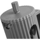 Resto French Press 90534, 0.6 L, pilka, borosilikatinis stiklas, nerūdijančio plieno filtras, plastikinis dangtelis