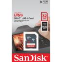 Sandisk Ultra карта памяти SDSDUNR-032G-GN3IN, 32 ГБ, 100 МБ/с, UHS-I, водонепроницаемая, ударопрочная, рентгенозащищенная