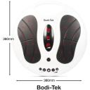 Bodi-Tek Массажер для нижних конечностей BT-CRBO3-EU/1,3, 2 зоны, 3 режима, белый/черный, EMS усилитель кровообращения
