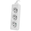 Lanberg pikendus PS0-03E-0150-W, 1,5 m, 3xCEE 7/5, 2500 W, laste kaitse, IP20