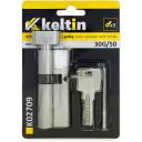 Keltin Вставка замка с ручкой K02709, 30/30G мм, 3 ключа, 25 000 циклов, алюминий, сплав ZnAl, винт для крепления в комплекте