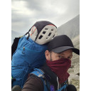 Daudzfunkcionāla merino vilnas &scaron;alle, 100% vilna, bordeaux, R021068, Origin Outdoors