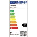 Denver RGB spuldze SHL-350 118141000000, 9w, E27, 806lm, 2700K, vadība ar Denver Smart Home, savietojama ar Alexa/Google