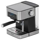 Adler Espresso aparatas CR 4410, 850 W, 15 bar, 1.6 L, juodas, integruotas ekranas, garų vamzdis, lengva naudoti