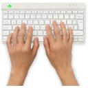 R-Go Tools klaviatuur RGOCOUSWLWH, kompaktne klaviatuur pausitarkvaraga, QWERTY, Bluetooth 5.0, valge
