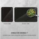 Caso Induktsioonipliit ProSlim 2000 02236, 2000W, 1 keeduala, Puutetundlik, Taimer, Must