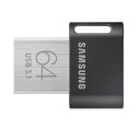 USB flash drive 64 GB USB 3.1 up to ~300 MB s read compact Fit Plus MUF-64AB/APC Black Silver Samsung