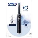 Oral-B Elektriskā zobu birste iO6 Black Onyx, 1 galviņa, 5 režīmi, Akumulators, ceļojumu futrālis