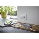 Intenso maitinimo adapteris 7806512, 100-240 V, 20 V, 3 A, 2xUSB-C, 1xUSB-A, greitas įkrovimas, baltas