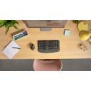Logitech USB optinė belaidė vertikali pelė/juoda Lift 910-006474, 4000 DPI, 4 mygtukai, RF belaidis + Bluetooth, AA baterija