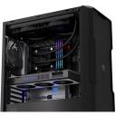 Endorfy Datora korpuss EY3B002, 280 mm, 2 ventilatori, 100000 h, 0,30 A, 250-1800 RPM, FDB, melns, saderīgs ar AMD un Intel