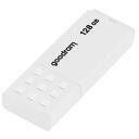 Goodram Pendrive UME2 128GB USB 2.0 UME2-1280W0R11, 128GB, 20MB/s, 5MB/s, baltas, USB 2.0, palaiko Linux, Mac OS, Windows 2000
