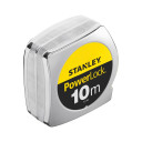 Mērlente Powerlock 10m, izturīgs hromēts korpuss, 0-33-442, Stanley