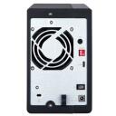 Qnap Система хранения TR-002 2 Bay USB Type-C, 2 SATA 3.5 дюйма, 1 USB-C, 10.15 Вт, внешний блок питания 36W