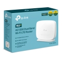 TP-Link Archer MR505 4G+ Cat6 AC1200 bezvadu mar&scaron;rutētājs 300 Mbps 2.4 GHz 5 GHz 2 antenas Melns