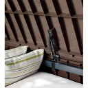 Sodo sandėliavimo dėžė / suolas Glenwood 390L KETER 29193522939 128 x 65 x 61 cm pilka