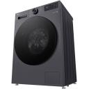 LG Skalbimo ma&scaron;ina F2X50S9TBB, 9 kg, 1200 RPM, A klasė, priekinė įkrova, Wi-Fi, matinė juoda, LED ekranas, garų funkcija