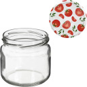 370 ml keeratava kaanega purk BROWIN 132346, &Oslash;82 mm, 6 tk