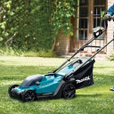 Makita DLM330RM akumuliatorinė vejapjovė 18 V Li-ion 4.0 Ah 33 cm juoda-mėlyna