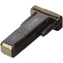 Digitus USB 2.0 seeriaadapter DA-70167, RS-232, 128 Kbps, FTDI kiip, must, 80 cm USB kaabel