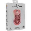 White Shark Pele LIONEL-P, 10000 DPI, 6 pogas, 500 mAh, USB 2.0, RGB, programmējami taustiņi, rozā