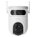Ezviz H9C CS-H9c-5MP-5MP Divu Objektīvu Ārējā IP65 5MP 3K Viedā Pan & Tilt 360 Kamera MicroSD / Nakts Redzamība Balta