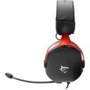 White Shark Austiņas FOX-B, 280g, Melna, 32&Omega;, 20Hz-20KHz, 40mm draiveri, daudzvirzienu mikrofons, skaļuma regulētājs