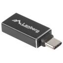 Lanberg USB adapter AD-UC-UA-02, USB-C(M) USB-A(F), 5Gb/s, laadimine ja s&uuml;nkroonimine, OTG funktsioon