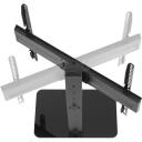 Sbox pārvietojamais grīdas statīvs FS-305-2, 37-70'', 40kg, 600x400, VESA 200x200, augstuma regulē&scaron;ana 360-550mm, melns