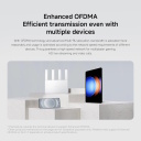 Belaidis mar&scaron;rutizatorius su Wi-Fi 7, 4 prievadų komutatoriumi ir dviejų juostų 2.4/5 GHz ry&scaron;iu Router BE3600 Xiaomi