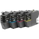 Brother Tintes kasetne MODELIS LC421XLVAL, 4-pak, līdz 500 lappusēm, melna, dzeltena, zila, sarkana, oriģināla