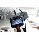 Uni-T UT665P Borescope, 4.3", 1280x720px, 8mm, 70&deg;, 20-100mm, 3.7V/2000mAh, 8 LED, IP67, 6h, 1m kabelis, rotācija
