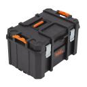 Liela Instrumentu kaste, POWERPLUS, POWDPTB02, izturīga, kaudzē saliekama, ar metāla sprādzēm