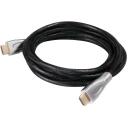 Club3D HDMI 2.0 кабель CAC-1310 3м 4K 60Hz 18Gbps Премиум Высокой скорости, Черный/Серебристый
