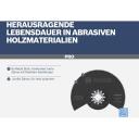 Bosch L&otilde;ike Teras MODEL 2608669118, 1 tk, &Uuml;mmargune, Sobib puidule, Segmendi l&otilde;ike tera