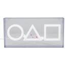 Paladone Dekoratīvā lampa PP13775SG, 15x30cm, 5V, LED, 1 spuldze, brīvi stāvo&scaron;a/siena