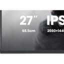 Iiyama G-MASTER G2741QSU-B1 LCD monitors, 68.6 cm, 2560 x 1440 px, IPS, 144 Hz, 1 ms, 2 skaļruņi, VESA, USB centrmezgls