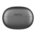 EarFun Clip CW100G TWS bezvadu open-ear austiņas Bluetooth 6.0 LDAC 10.8 mm skaļruņi Hi-Res Audio Wireless līdz ~10 st akumulatora darbības laiks (līdz ~40 st ar uzlādes futrāli) IP55 aizsardzība mikrofonus melns