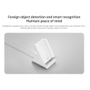 Compact wireless charging stand with 80 W fast Qi wireless charging adaptive dual coils and USB-C port Adaptive Wireless Charging Stand 80W White BHR8304GL Xiaomi