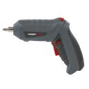 Akumulatora skrūvgriezis 3.6V ar 32 uzgaļiem, POWERPLUS, POWE00020, 1.3Ah akumulators, 200 apgr./min