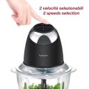 Beper Smalcinātājs P102ROB003, 500W, 2 ātrumi, 0.5l stikla trauks, nerūsējo&scaron;ā tērauda asmeņi, emulgē&scaron;anas piederums