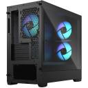 Fractal Design Korpus Pop Mini Air FD-C-POR1M-06, 2x USB 3.0, 3x 120mm RGB ventilaatorit, 2x 3.5'' HDD, 4x 2.5'' SSD