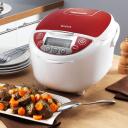 Tefal Multicooker RK705138, 600 W, 5 L, Красный/Белый, 12 программ, LED дисплей