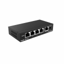 Ruijie Reyee RG-ES205GC | 5-Port Gigabit Smart Network Switch with Cloud Management (Non-PoE) &mdash; Sleek Black Design