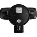 Maclean LED sienas lampa, MCE524 B, 20W, 1500lm, IP65, neitrāla balta 4000K, melna, 5-12m, 180&deg;, AC/DC