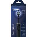 Oral-B Elektriskā zobu birste D103 Vitality PRO Black, 1 uzgalis, 3 režīmi, 7600 apgriezieni/min, akumulators, ūdensnoturīga